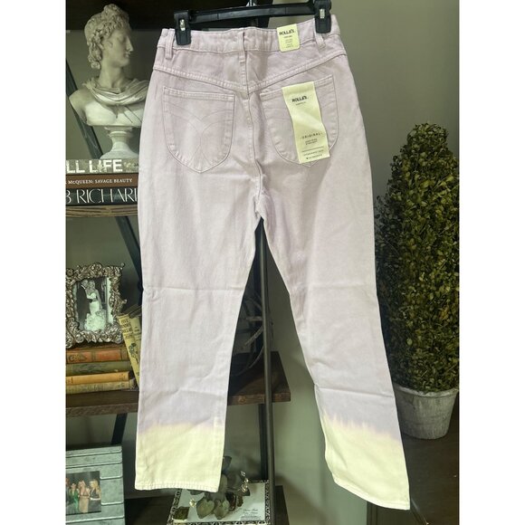 Rolla's Original Straight Leg Jeans Lavender Tie Dye Womens Size 28 - Picture 7 of 11